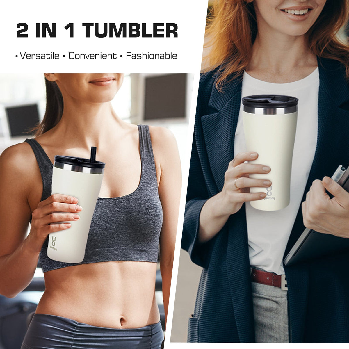 20 oz dual-sip tumbler lifestyle detail