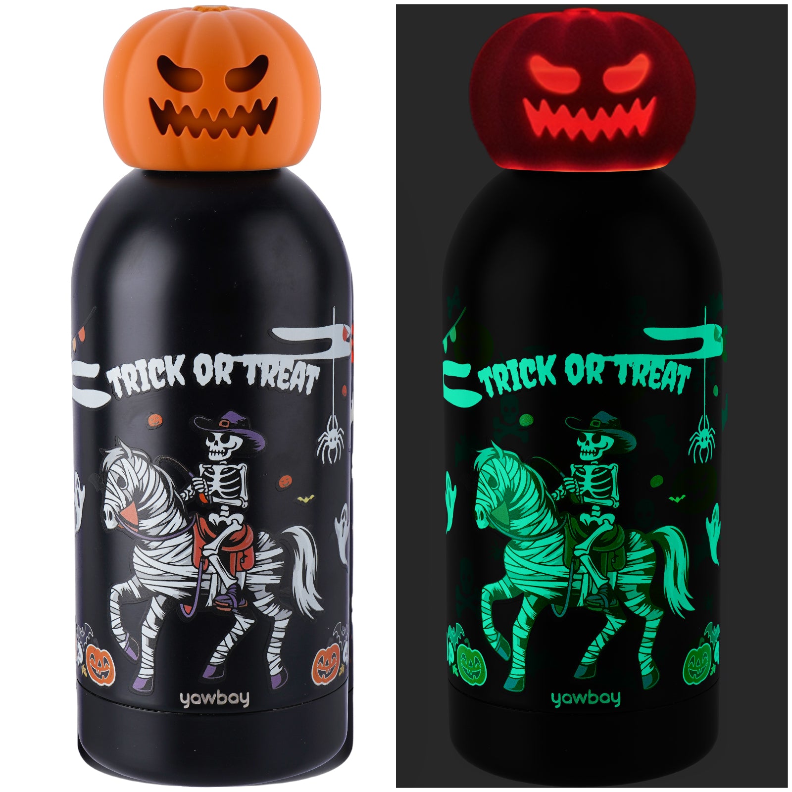 12ozHalloween luminous cup skull night walk pumpkin cup evil cat