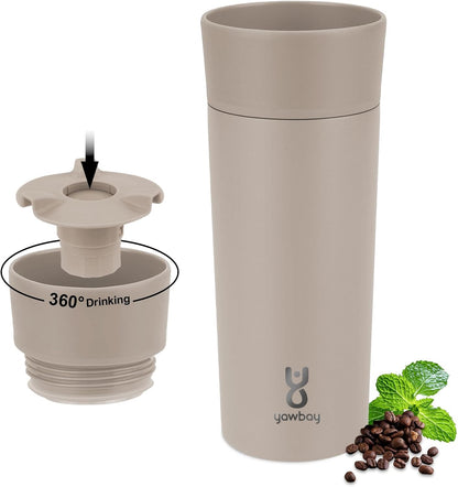 360° Push-to-Sip Travel Mug