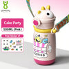 T-Rex 316 Cute Baby Handle & Strap Portable Insulated Straw Cup | Stainless Steel Baby Bottle | Infant Training Cup