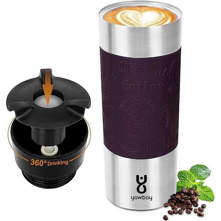 360° Push-to-Sip Travel Mug