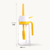 New Product: Dual-Purpose (Spray & Brush) Oil Container - Featuring Silicone Brush, Multi-Function, Oil-Leakage-Proof Design, Kitchen Glass Oil Sprayer
