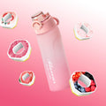 Dual-Color Straw Water Bottle for Kids