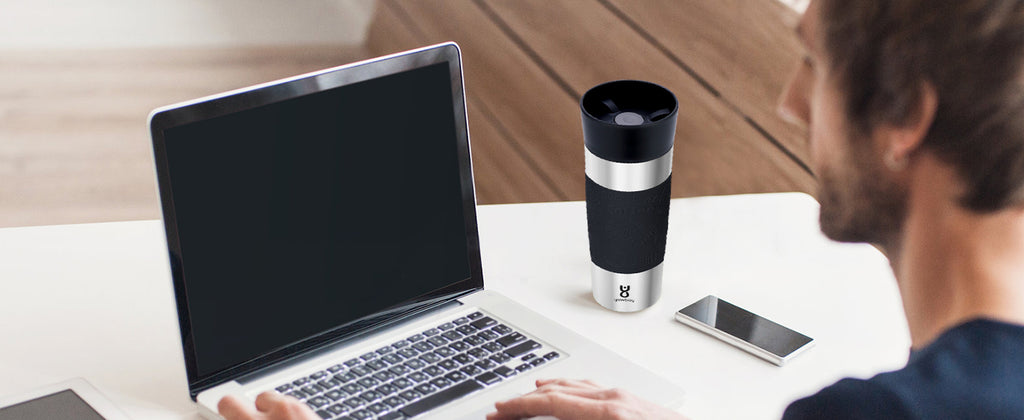 360° Push-to-Sip Travel Mug