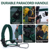 64 oz Insulated Water Bottle - 2-in-1 Lids, Paracord Handle, Leak-Proof for Outdoors