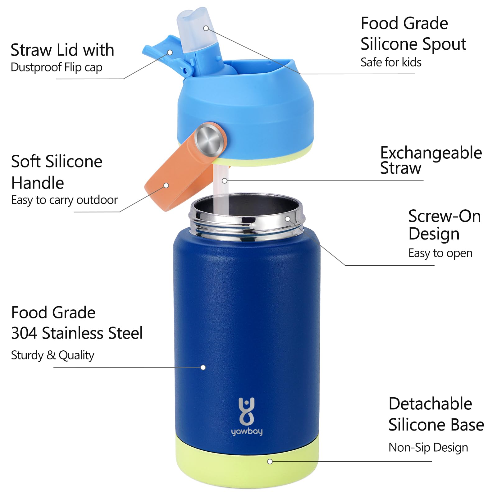12 oz & 18 oz Parent-Child Insulated Bottles