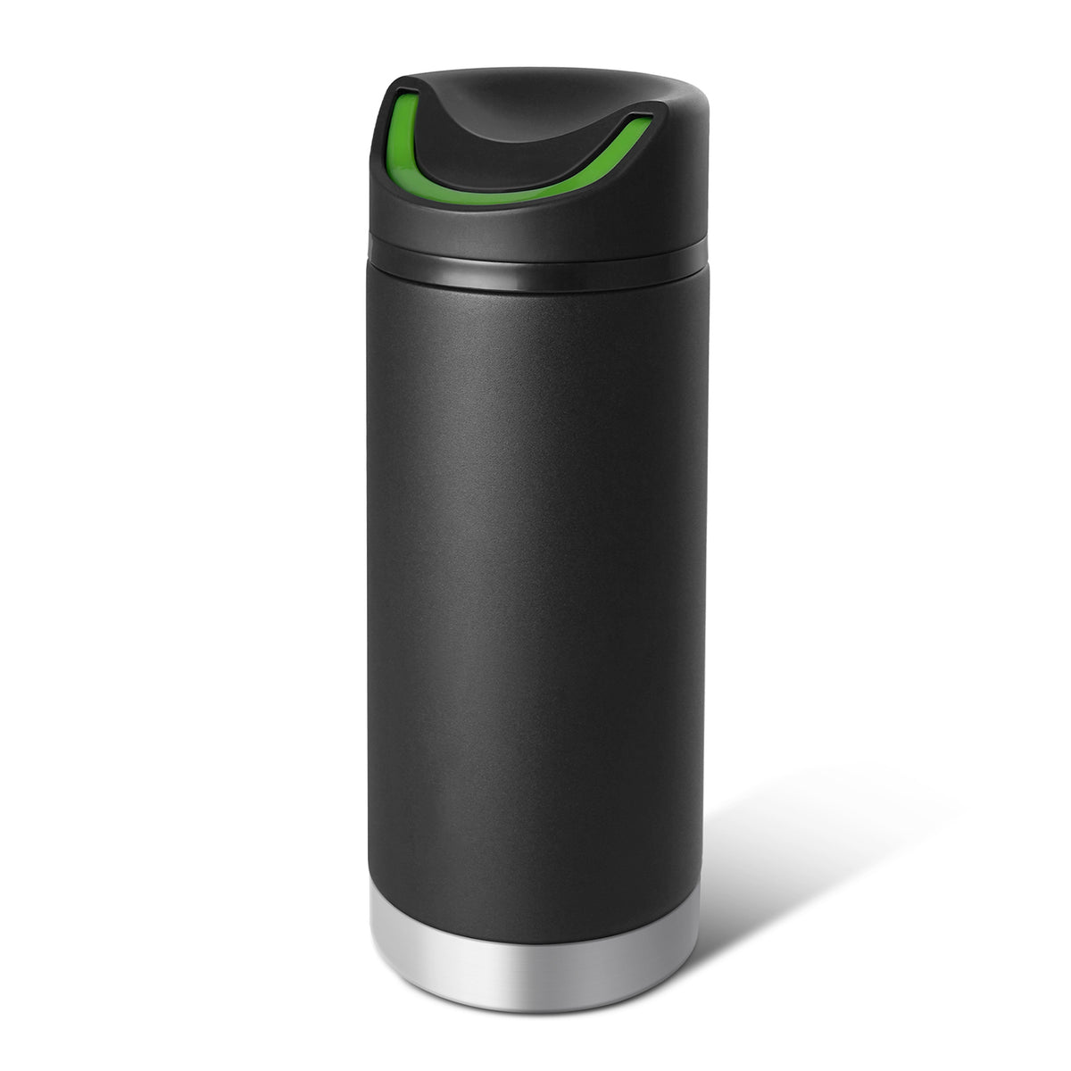 YAWBAY HeatLock twist-lid insulated travel mug in black
