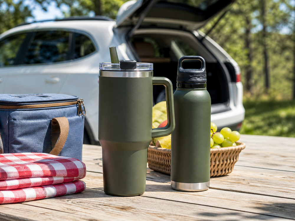 Outdoor and travel lifestyle scene